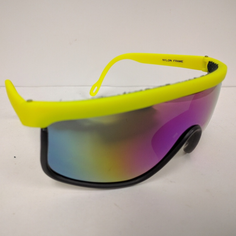 NWT TruVintage Ski/cycling/sports style 1 pc framed blade wrap around sunglasses